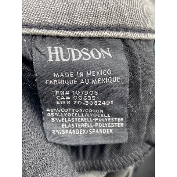 HUDSON Women's Light Gray Denim Super Skinny Midrise Natalie Jeans SZ 25 - Picture 10 of 12
